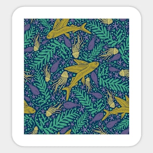 Colorful Sea Life Sticker